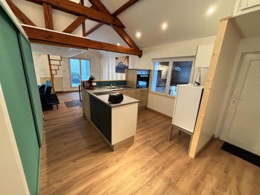 Mini-Loft, Terrasse 24M2, Internet Haut-Debit, Garage Prive Et Place De Parking Audincourt Exteriör bild